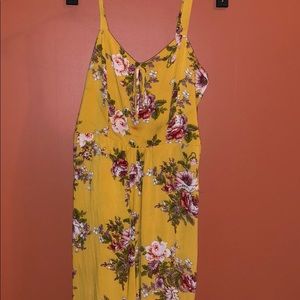 Yellow Floral Jumper